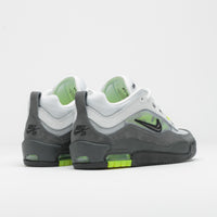 Nike SB Air Max Ishod Shoes in Black and Neon Yellow and Anthracite - Light Graphite thumbnail