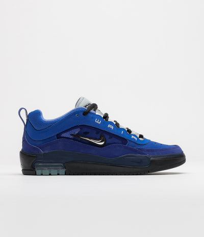 Nike SB Air Max Ishod Shoes - Blue Void / Metallic Silver - Radiant Blue