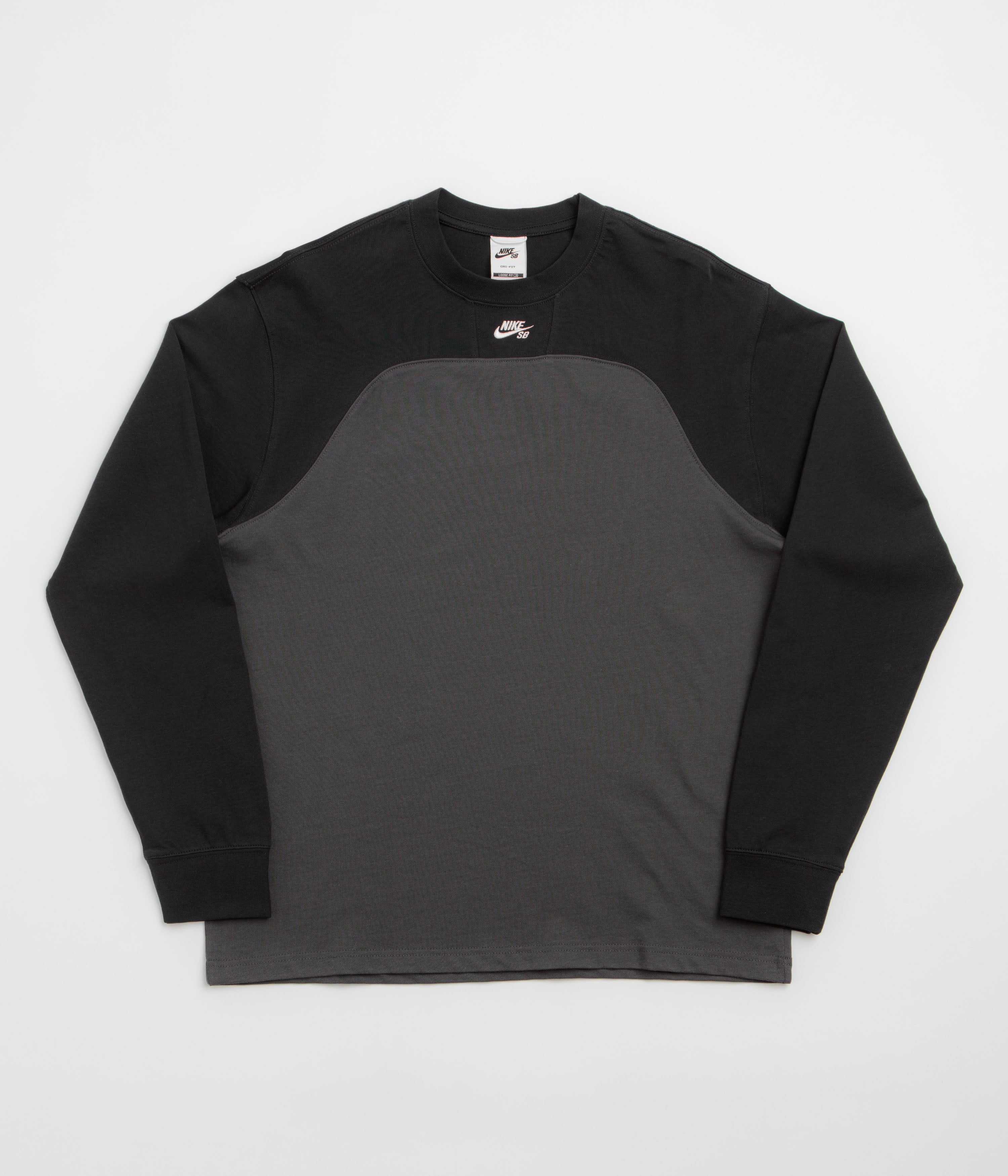 Nike SB Airmail Long Sleeve T-Shirt - Anthracite / Black / White