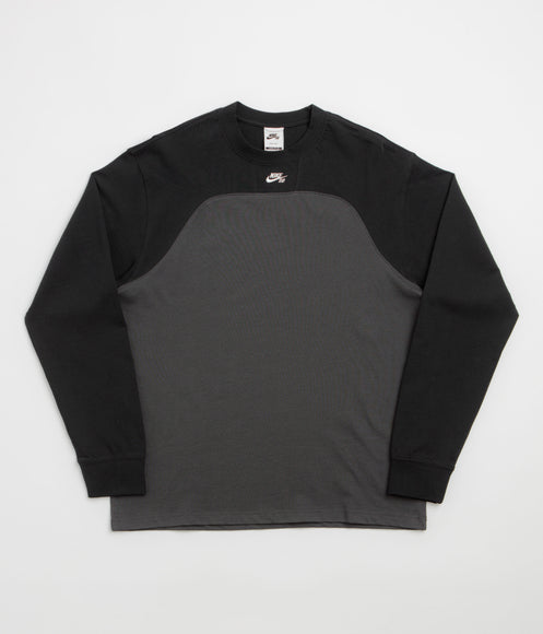 Nike SB Airmail Long Sleeve T-Shirt - Anthracite / Black / White