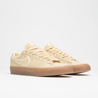 Nike SB Blazer Low Pro GT Premium Shoes - Pale Vanilla / Pale Vanilla - Pale Vanilla thumbnail