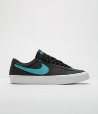 Nike SB Blazer Low Pro GT Shoes in Black and Dusty Cactus and Black - Summit White