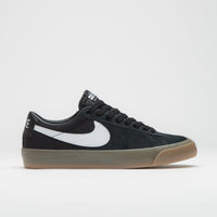 Nike SB Blazer Low Pro GT Shoes in Black and White and Black - White thumbnail