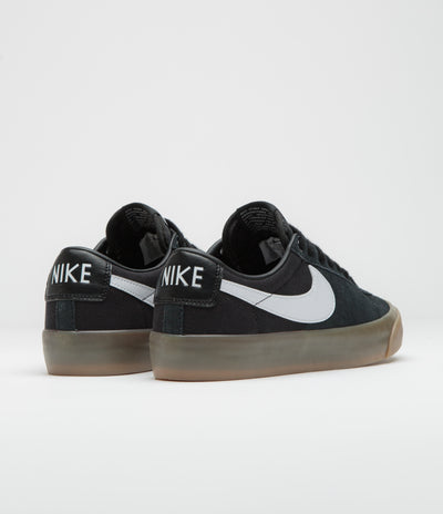 Nike SB Blazer Low Pro GT Shoes in Black and White and Black - White