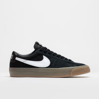 Nike SB Blazer Low Pro GT Shoes in Black and White and Black - White thumbnail
