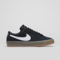 Nike SB Blazer Low Pro GT Shoes in Black and White and Black - White thumbnail