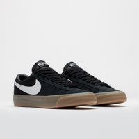 Nike SB Blazer Low Pro GT Shoes in Black and White and Black - White thumbnail