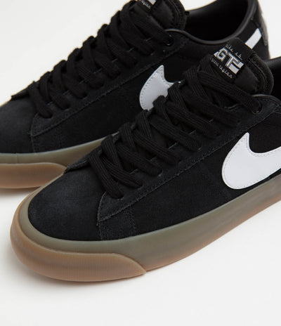 Nike SB Blazer Low Pro GT Shoes in Black and White and Black - White