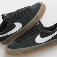 Nike SB Blazer Low Pro GT Shoes in Black and White and Black - White thumbnail