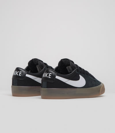 Nike SB Blazer Low Pro GT Shoes in Black and White and Black - White