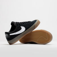 Nike SB Blazer Low Pro GT Shoes in Black and White and Black - White thumbnail