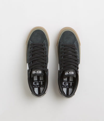 Nike SB Blazer Low Pro GT Shoes in Black and White and Black - White