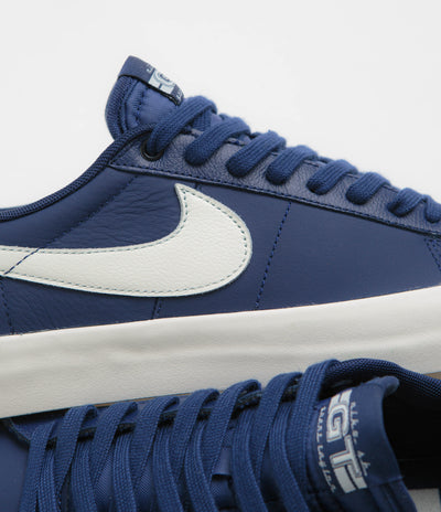 Nike SB Blazer Low Pro GT Shoes - Blue Void / Sail - Blue Void