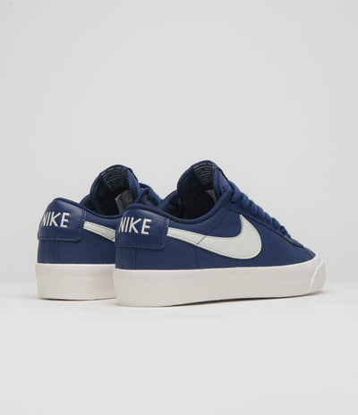 Nike SB Blazer Low Pro GT Shoes - Blue Void / Sail - Blue Void