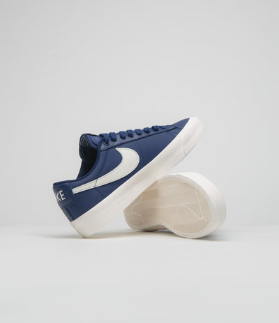 Nike SB Blazer Low Pro GT Shoes - Blue Void / Sail - Blue Void