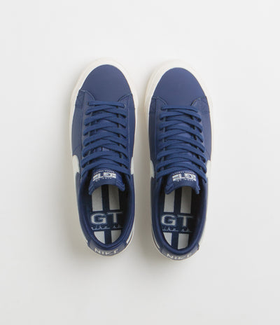 Nike SB Blazer Low Pro GT Shoes - Blue Void / Sail - Blue Void