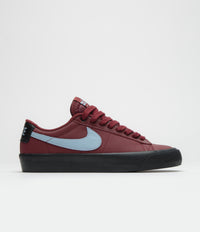 Nike SB Blazer Low Pro GT Shoes in Dark Team Red and Light Armory Blue