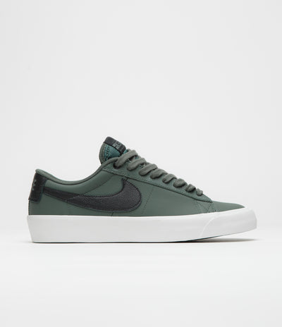Nike SB Blazer Low Pro GT Shoes - Vintage Green / Black - Vintage Green