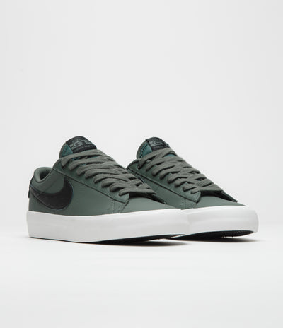 Nike SB Blazer Low Pro GT Shoes - Vintage Green / Black - Vintage Green