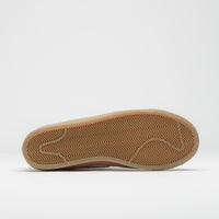 Nike SB Blazer Low Pro GT Shoes in White and Black and White - White thumbnail