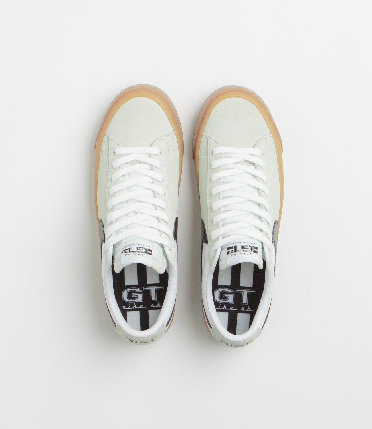 nike blazer low white gum