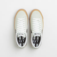 Nike SB Blazer Low Pro GT Shoes in White and Black and White - White thumbnail