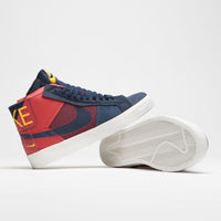 Nike SB Blazer Mid Premium Shoes - University Red / Midnight Navy thumbnail