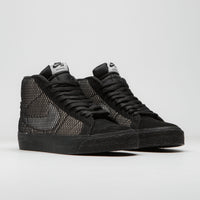 Nike SB Blazer Mid Premium Shoes - White / Black - White - Black thumbnail
