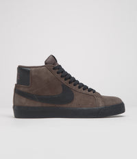 Nike SB Blazer Mid Shoes in Baroque Brown and Black and Baroque Brown