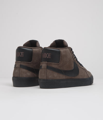 Nike SB Blazer Mid Shoes - Baroque Brown / Black - Baroque Brown