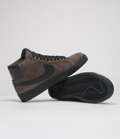 Nike SB Blazer Mid Shoes - Baroque Brown / Black - Baroque Brown