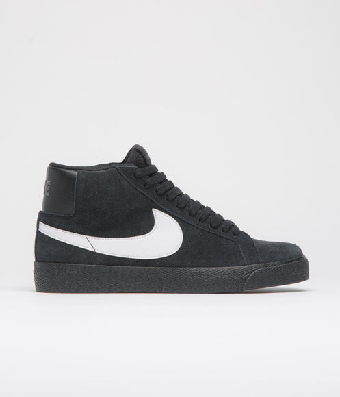 Nike SB Blazer Mid Shoes - Black / White - Black - Black