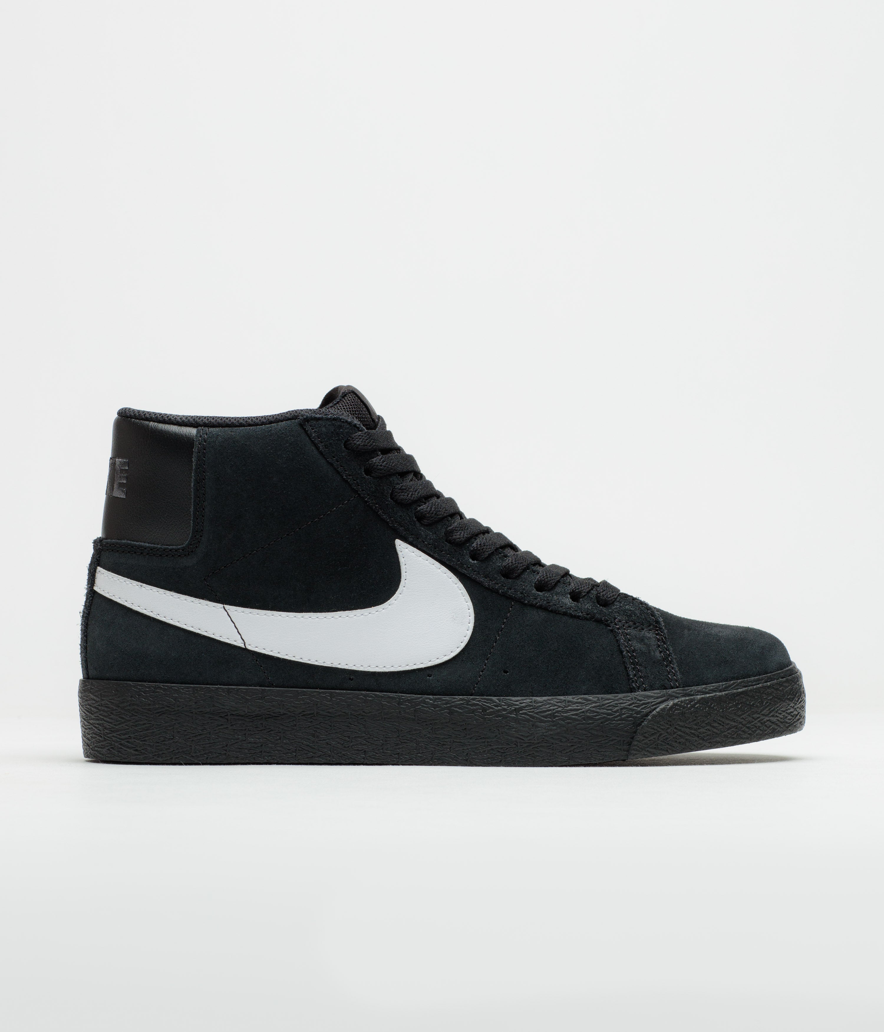 Nike SB Blazer Mid Shoes - Black / White - Black - Black