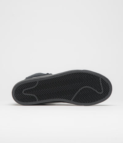 Nike SB Blazer Mid Shoes in Black and White and Black - Black