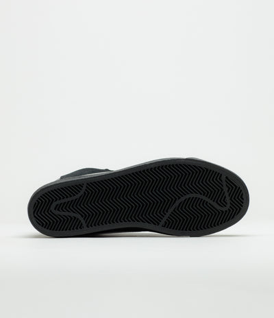 Nike SB Blazer Mid Shoes in Black and White and Black - Black