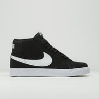 Nike SB Blazer Mid Shoes - Black / White - White - White thumbnail