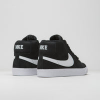 Nike SB Blazer Mid Shoes - Black / White - White - White thumbnail