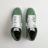 Nike SB Blazer Mid Shoes in Fir and White and Fir - White thumbnail