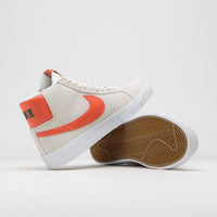 Nike SB Blazer Mid Shoes - Phantom / Cosmic Clay - White - Fir thumbnail
