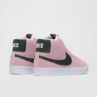 Nike SB Blazer Mid Shoes - Pink Foam / Anthracite - White - Gum Yellow thumbnail