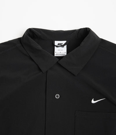 Nike SB Bowling Short Sleeve Shirt - Black / White