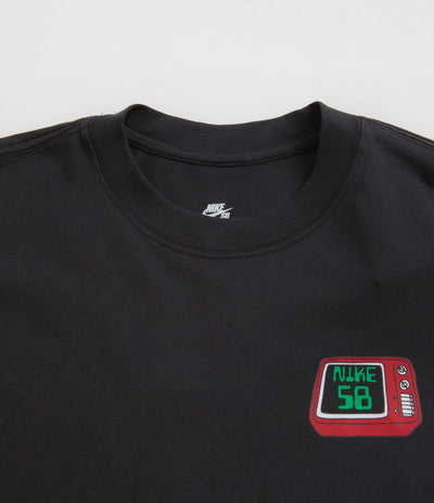 Nike SB Brainwash Long Sleeve T-Shirt in Black