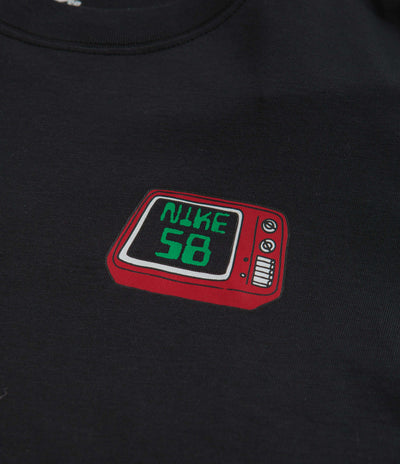 Nike SB Brainwash Long Sleeve T-Shirt in Black
