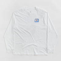 Nike SB Brainwash Long Sleeve T-Shirt in White thumbnail