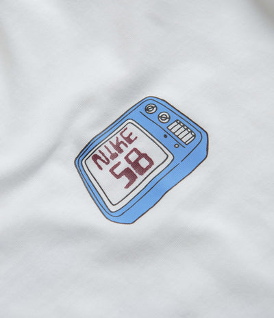 Nike SB Brainwash Long Sleeve T-Shirt in White