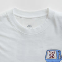 Nike SB Brainwash Long Sleeve T-Shirt in White thumbnail