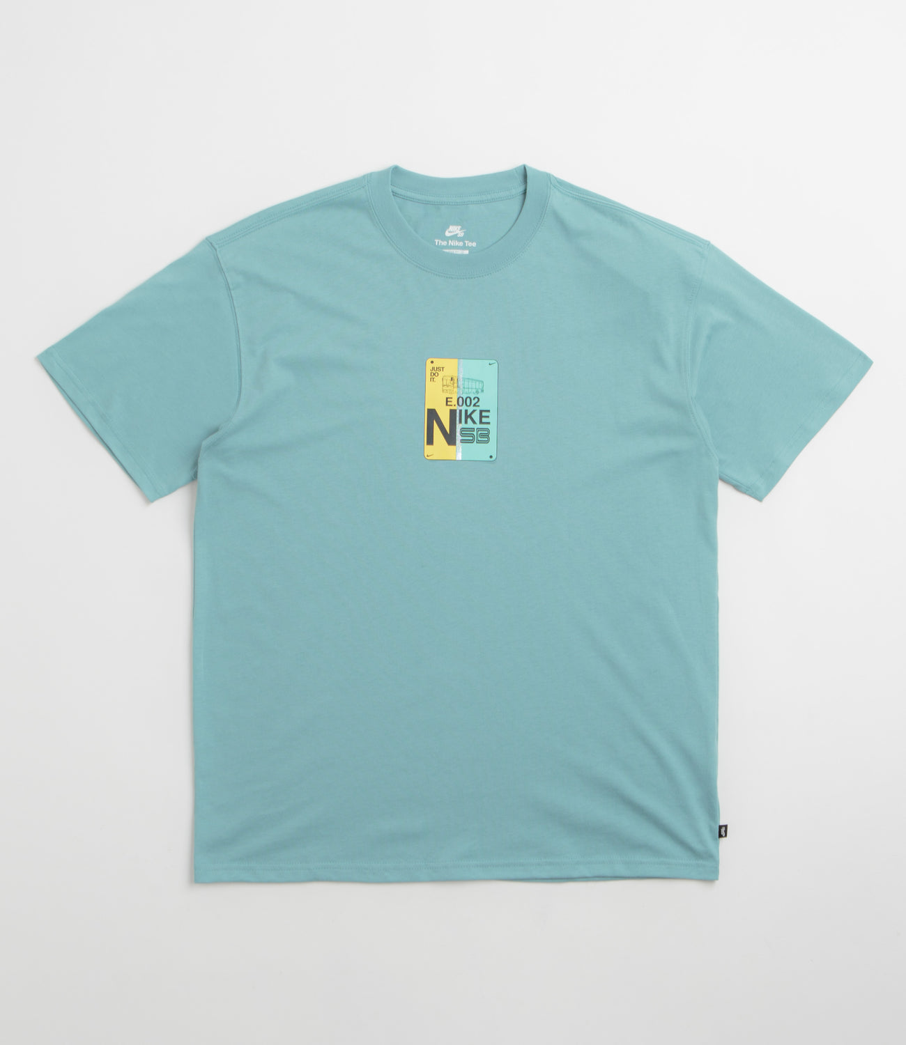 ヘインズ社製 Tシャツ NIKE EVART SEGUSO BASSETT Nike SB Bus Pass T-Shirt - Denim Turquoise | flatspot