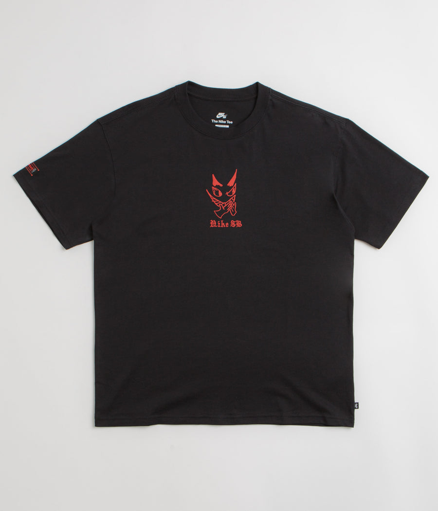 Nike SB Charcoal Dunk T-Shirt in Black