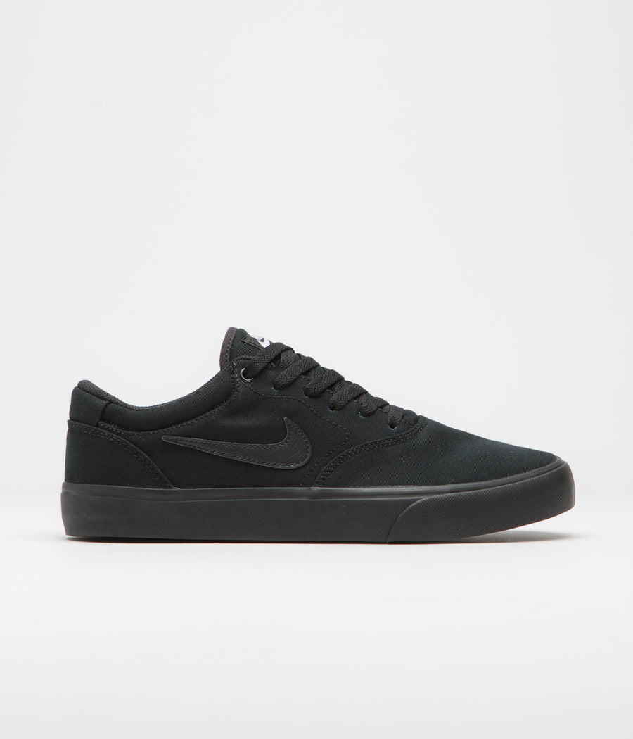 Nike SB Chron 2 Canvas Shoes in Black and Black and Black