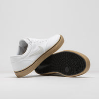 Nike SB Chron 2 Canvas Shoes - White / Light Bone - White - Gum Light Brown thumbnail